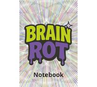 Brain Rot College-Ruled Notebook | 50 Pages | Minimalist Soft Cover Writing Journal | Modern Stationery by MoxBox Ltd