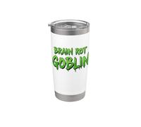 Brain Rot Goblin 2026 Meme per meme video BrainRot italiani Bicchiere termico in acciaio inox doppia parete