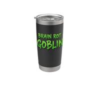 Brain Rot Goblin 2026 Meme per meme video BrainRot italiani Bicchiere termico in acciaio inox doppia parete
