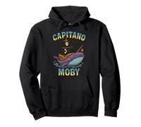 Brain Rot Kids Meme Italian Brainrot Capitano Moby Felpa con Cappuccio