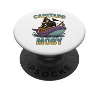 Brain Rot Kids Meme Italian Brainrot Capitano Moby PopSockets PopGrip Adesivo