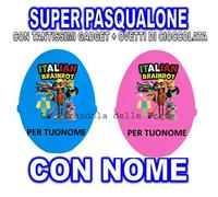 BRAIN ROT SUPER PASQUALONE SORPRESONE UOVO DI PASQUA CONTENITORE BAMBINO-A