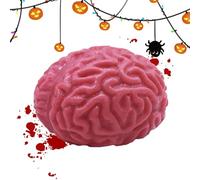 Brain Squeeze Balls | Halloween Stress Balls | Giocattoli salvido di Halloween realistici | Feste in costume giocattolo di cervello finto per accessori per feste di Halloween, promuove il pensiero sa
