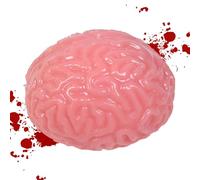 Brain Squeeze - Sfere da stress a rimbalzo lento | realistiche organo finto sanguinoso spaventoso giocattolo per Halloween, favorisce un pensiero sano per le feste di Halloween