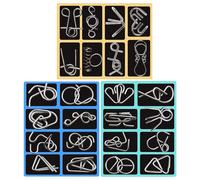 Brain Teaser Challenge - Puzzle meccanico, Fidget Puzzle, giocattolo educativo, gioco di risoluzione dei problemi | Sviluppo Cognitivo pensiero critico Confezione regalo tasca viaggio per ragazzi