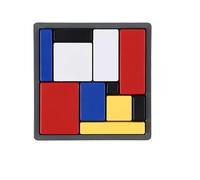 Brain Teaser Logic Puzzle - Portable Educational Toy With 4 Difficulty Levels & 88 Challenges | Mind Challenge Puzzles Blocks For Kids, Teens, Adults, Home, Office, Travel, Camping & Picnic