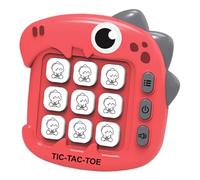 Brain Teasers for Kids, Travel Puzzle Console, Handheld Electronic Toy, 5 Difficulty Levels, Interactive Travel Games with Sound Feedback, Portable Car Ride Entertainment, Abs Material