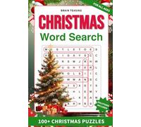 Brain-Teasing Christmas Word Search: 100 Festive Holiday Puzzles | Brain-Boosting Easy to Hard Puzzles | 6 x 9 Inches | Holiday Relaxation and Stress Relief