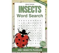 Brain-Teasing Insects Word Search: 100+ Buzzing Insect Puzzles | Mind-Sharpening Easy to Hard Challenges | 6 x 9 Inches | Nature Exploration and Relaxation
