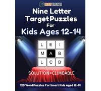 Brain Trainer Nine Letter Target Puzzles For Kids Ages 12-14 - 120 W (Tascabile)