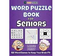 Brain Trainer Word Puzzle Book For Seniors - 120 Word Games to Keep (Tascabile)