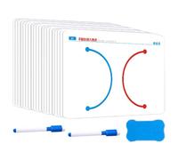 Brain Training Card Set - 20 carte Brainn Traininng per bambini, gioco di risoluzione dei problemi, scheda di coordinazione manuale braiin, capacità motorie fini, carte di sviluppo sinistra e destra