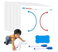 Brain Training Cards - 20pcs Educational Game Cards, Hand Brain Coordination Booster, Cognitive Skill Development Cardds, Fun Interactive Learning Tools | Parent Child Play Home Classroom