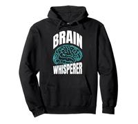 Brain Whisperer Cervello Psiche Psicologo Terapista Felpa con Cappuccio