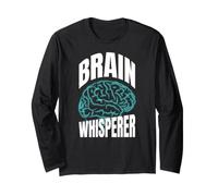 Brain Whisperer Cervello Psiche Psicologo Terapista Maglia a Manica