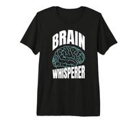 Brain Whisperer Cervello Psiche Psicologo Terapista Maglietta Premium