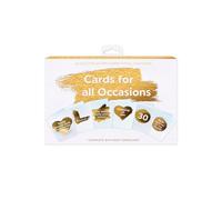 Brainbox Candy - 26 divertenti mini carte dorate - tutte le occasioni - per ragazze, ragazzi, donne, uomini