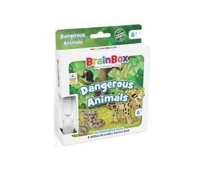 BrainBox Pocket Dangerous Animals Fun & Educational Travel Card Game Ages 6+