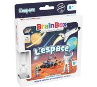 BRAINBOX - Spazio - Gioco di carte di memoria e osservazione - Gioco familiare veloce per bambini a partire da 8 anni - Imparare a divertirsi - Edizione tascabile - 1 giocatore e più - 10 min -