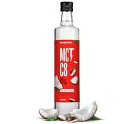 BRAINEFFECT Olio MCT 100% C8 - Qualità tedesca - Olio C8 puro (senza C10) da estratto di cocco di alta qualità - 500 ml