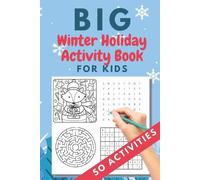 Brainfit Publishing Big Winter Holiday Activity Book for Kids (Tascabile)