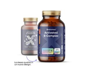 BrainMax Activated B-Complex, Complesso B attivato, 90 capsule vegetali