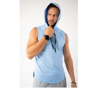 BrainMax canotta da uomo con cappuccio, blu Dimensione: L