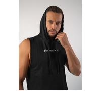 BrainMax canotta da uomo con cappuccio, nera Dimensione: L