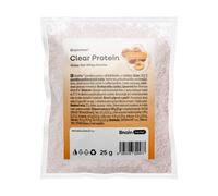 BrainMax® Clear Protein, gusto pesca, 25 g, CAMPIONE Limonata proteica rinfrescante al gusto di pesca, a base di proteine del siero del latte…