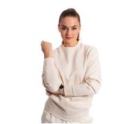 BrainMax felpa unisex beige, cotone biologico Dimensione: XL