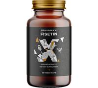 BrainMax Fisetina 100 mg, 60 capsule vegetali Forte antiossidante, supporto per un invecchiamento sano, aumento dei livelli di glutatione,…