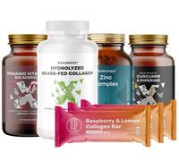 BrainMax Glow Up PLUS Collagene, vitamina C e zinco per la cura quotidiana non solo per l'aspetto, integratore alimentare