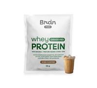 BrainMax Grass-fed Whey Protein, caffè freddo, 35 g, CAMPIONE