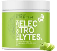 BrainMax Hydration Electrolytes, elettroliti per idratazione, mela, 43 dosi, 300 g Rifornimento di elettroliti dal Grande Lago Salato negli Stati…