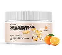 BrainMax KIDS Orsetti vitaminici al cioccolato bianco, arancia, 60 pezzi
