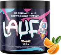 BrainMax LAUF® Preworkout, Senza caffeina, arancia rossa, 400 g