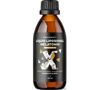 BrainMax Liquid Liposomal Melatonin, Honey Melon, 0,49 mg, 150 ml Complesso con GABA, L-teanina e valeriana per un sonno di qualità, 30 dosi,…