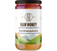 BrainMax Miele di fiori CRUDO puro con mirtilli, 500 g