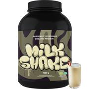 BrainMax Milkshake Protein, senza aromi, BIOLOGICO, 1000 g BIO siero del latte + BIO proteine del latte, integratore alimentare, certificato…