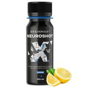 BrainMax NeuroShot, 100 ml Integratore alimentare nootropico per concentrazione, energia e prestazioni senza crolli.