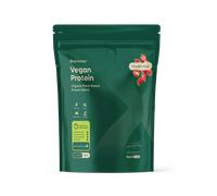 BrainMax Proteine Vegane, Fragola, 500 g 24 g di proteine, spettro completo di aminoacidi, dolcificato con stevia, fragola, 14 porzioni