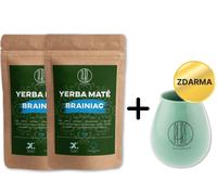 BrainMax Pure 2x Yerba Mate, Brainiac, 1000 g + regalo!