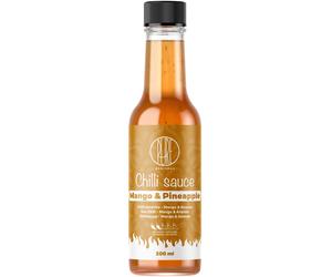 BrainMax Pure® Chilli Sauce, mango & pineapple (salsa al peperoncino, mango & pineapple), 200 ml