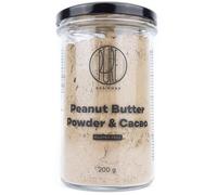 BrainMax Pure Peanut Spread Powder & Cacao, Burro di arachidi puro in polvere, 200 g