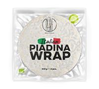 BrainMax Pure Piadina Wrap BIO, 4 pezzi Tortilla BIO dall'Italia, certificato *IT-BIO-009