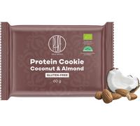 BrainMax Pure Protein Cookie, cocco e mandorle, BIO, 60 g Biscotto proteico con cocco e mandorle / Certificato *CZ-BIO-001