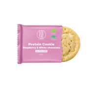 BrainMax Pure® Protein Cookie, Raspberry & White chocolate, BIO, 60 g Biscotto proteico con lamponi e cioccolato bianco / Certificato *CZ-BIO-001
