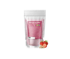 BrainMax Pure® Protein Oatmeal, Fragola con Anacardi, BIOLOGICO, 480 g