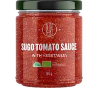 BrainMax Sugo puro, BIO, 180 g Salsa di pomodoro con basilico, olio extra vergine di oliva e olive / certificato *CZ-BIO-001