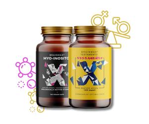 BrainMax Testamento 120 capsule vegetali + Mio-Inositolo 500 mg, 100 capsule vegetali